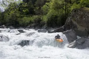 Joli boof de suite après le portage de l'infran.